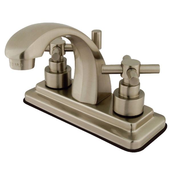 KS4648EX 4" Centerset Bathroom Faucet, Brushed Nickel